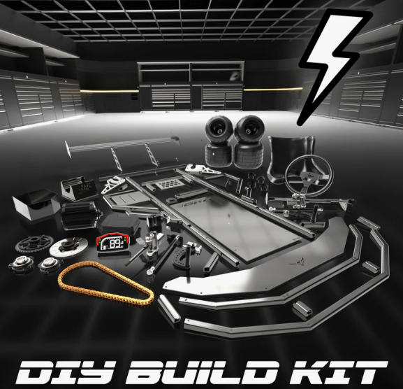 Velocity DIY Kart Build Kit (Full Frame + Parts)