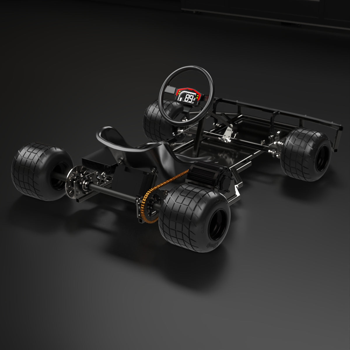 Velocity DIY Kart Build Kit (Full Frame + Parts)